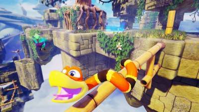 первый скриншот из Snake Pass