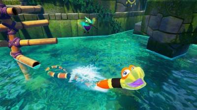 второй скриншот из Snake Pass