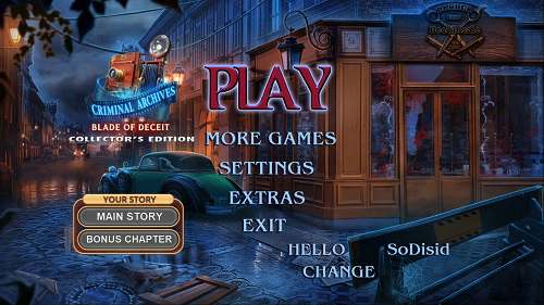 Criminal Archives: Blade of Deceit Collector's Edition Criminal Archives: Blade of Deceit Collector's Edition