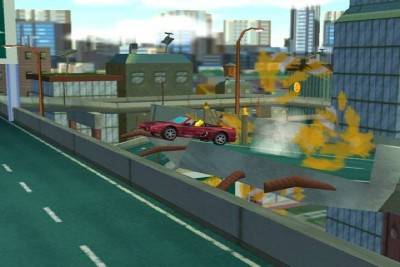 второй скриншот из Симпсоны: Бей и беги / The Simpsons: Hit and Run