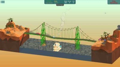 первый скриншот из Poly Bridge