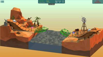 второй скриншот из Poly Bridge