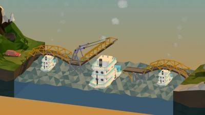 третий скриншот из Poly Bridge