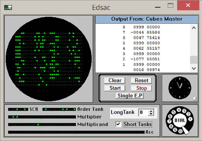 второй скриншот из Симулятор компьютера EDSAC