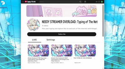 четвертый скриншот из NEEDY STREAMER OVERLOAD: Typing of The Net