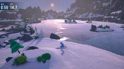 второй скриншот из Lonely Mountains: Snow Riders