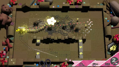 второй скриншот из League of Felt Tanks: Together