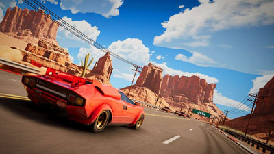 первый скриншот из SYNTHALGIA: Retro Arcade Racing