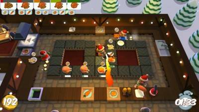 четвертый скриншот из Overcooked: Festive Seasoning