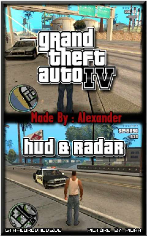 GTA SA IV HUD для Grand Theft Auto: San Andreas GTA SA IV HUD для Grand Theft Auto: San Andreas