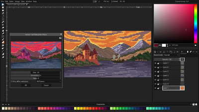 четвертый скриншот из Pixelorama