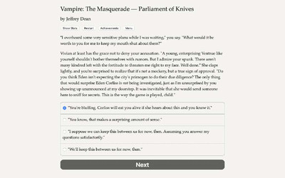 первый скриншот из Vampire: The Masquerade - Parliament of Knives