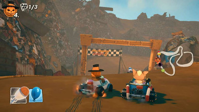третий скриншот из Moorhuhn Kart 4