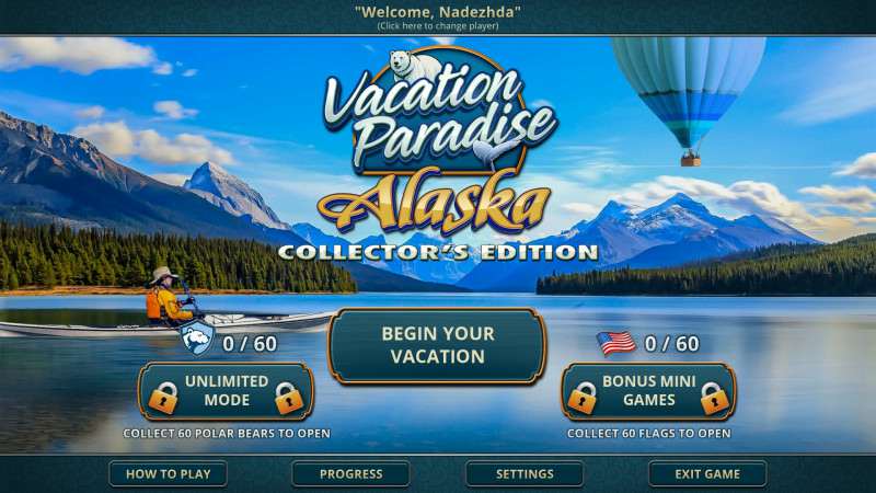 Vacation Paradise: Alaska Collector's Edition