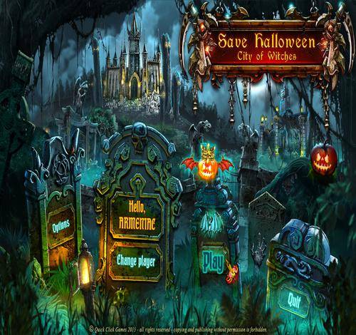 Save Halloween. City of Witches