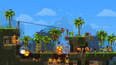 второй скриншот из Broforce