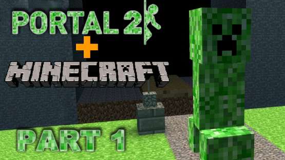 Minecraft in Portal 2 Minecraft in Portal 2