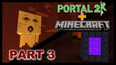 третий скриншот из Minecraft in Portal 2