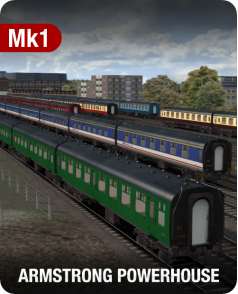 Train Simulator 2014-2017 / Railworks - Пассажирские вагоны Mk1, Mk2E, Mk2D-F и Mk2F DBSO