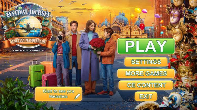 Festival Journey: Venetian Masquerade Collector's Edition