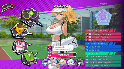 второй скриншот из Academy Love Saga: Tennis Angels EX