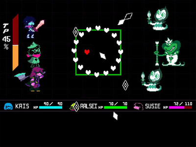 четвертый скриншот из Deltarune 1-4 главы