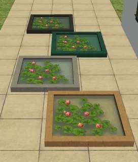 Дополнительные объекты для игры The Sims 2 (Для сада)
