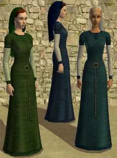 The Sims 2 / Симс 2 - Средневековые платья