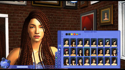 второй скриншот из Коллекция причёсок для The Sims 2: LIghtLife