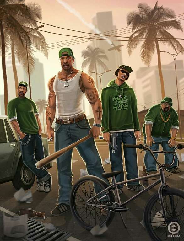Тотальное обновление графики для Grand Theft Auto: San Andreas Тотальное обновление графики для Grand Theft Auto: San Andreas