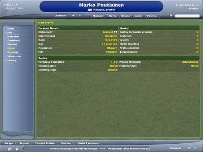 четвертый скриншот из Football Manager 2005 / FM 2005