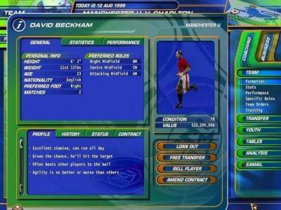 четвертый скриншот из The F.A. Premier League Football Manager 99