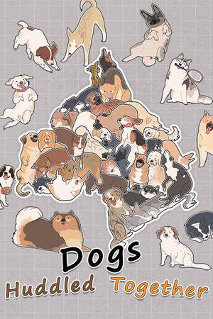 Dogs Huddled Together Dogs Huddled Together