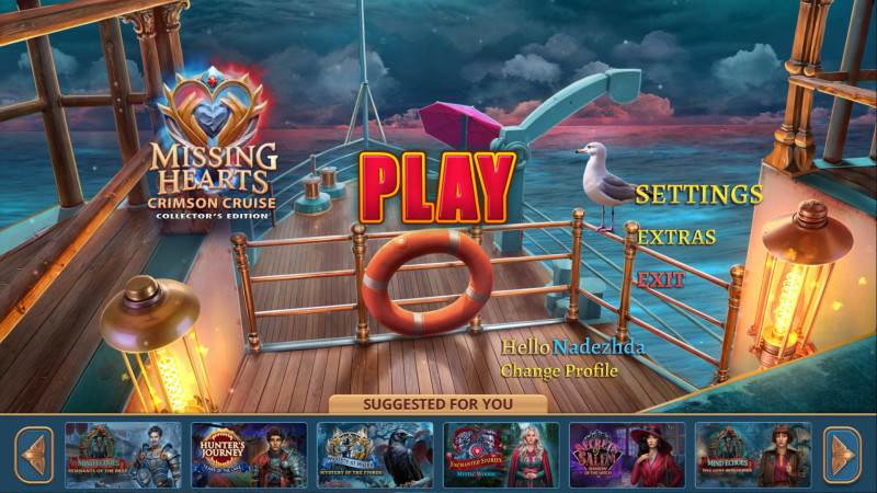 Missing Hearts: Crimson Cruise Collector's Edition