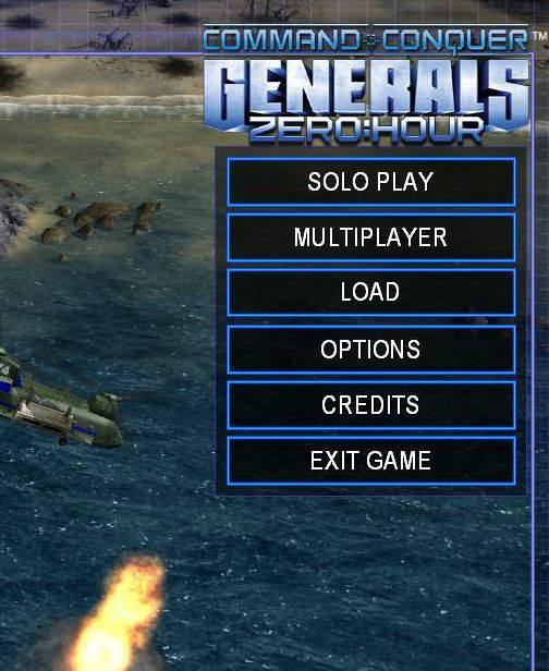 Command and Conquer Generals: Zero Hour: Modern War "Reloading"