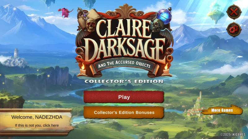 Claire Darksage and the Accursed Objects Collector's Edition