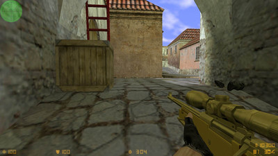 четвертый скриншот из Модели золотого оружия Counter-Strike 1.6