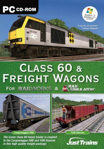Rail Simulator RailWorks class 60 and freight vagons