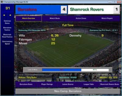 второй скриншот из Championship Manager 00-01