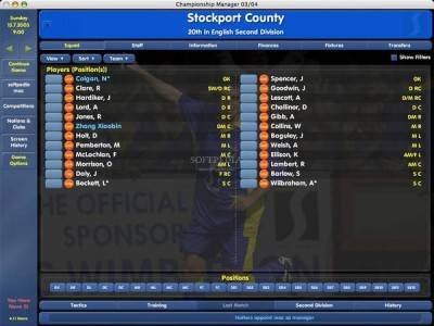 третий скриншот из Championship Manager 03-04