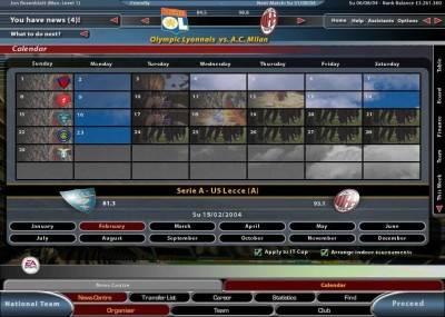 второй скриншот из Total Club Manager 2005