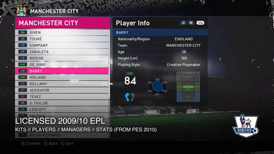 второй скриншот из PESEdit 2010 Patch (Pro Evolution Soccer (PES) 2010)