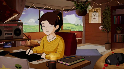 третий скриншот из Comfy Girl: Lofi Companion