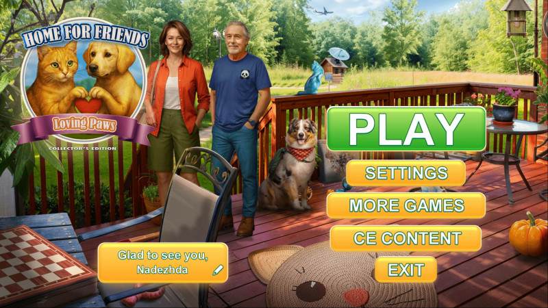 Home for Friends: Loving Paws Collector's Edition