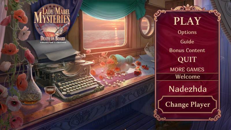 Lady Mabel Mysteries: Death on Board Collector's Edition