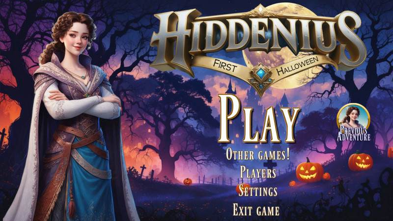 Hiddenius: Sorceress Journey, 2: First Halloween
