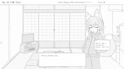 третий скриншот из Living with a Little Fox Girl