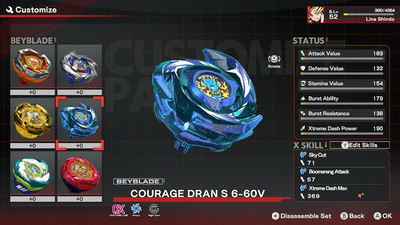 второй скриншот из BEYBLADE X EVOBATTLE