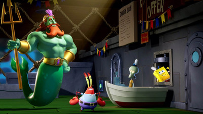 второй скриншот из SpongeBob SquarePants: Titans of the Tide