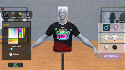 четвертый скриншот из Clothing Store Simulator